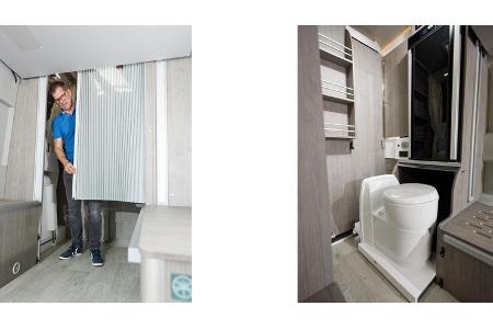 WC, Abtrennung