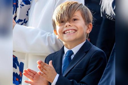 Thronjubiläum in Schweden: Prinz Oscar ist der Star der Show Thronjubiläum in Schweden: Prinz Oscar ist der Star der Show