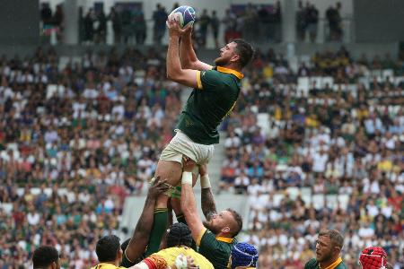 Rugby-WM: Kantersieg für Titelverteidiger Südafrika Rugby-WM: Kantersieg für Titelverteidiger Südafrika