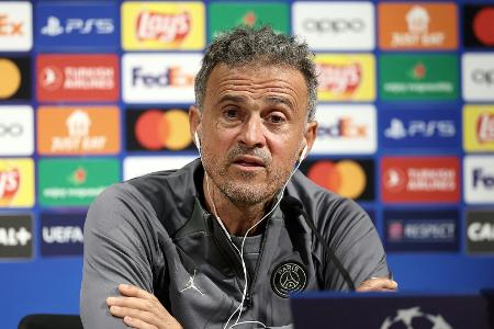 PSG-Coach Enrique warnt vor PSG-Coach Enrique warnt vor