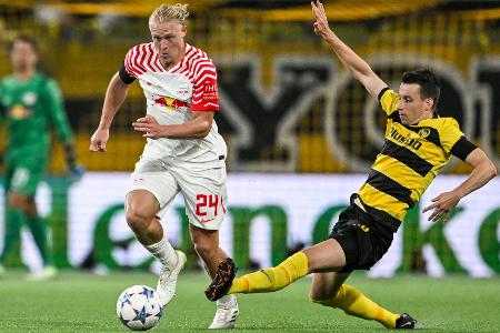 Gezittert und gewonnen: Leipzig mit Pflichtsieg in Bern Gezittert und gewonnen: Leipzig mit Pflichtsieg in Bern