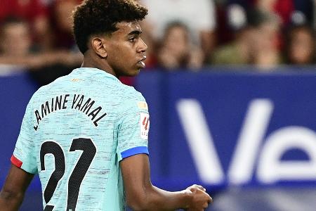 Yamal zweitjüngster Spieler der Champions-League-Geschichte