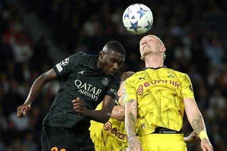 Abwehrschlacht ohne Belohnung: BVB verliert bei PSG Abwehrschlacht ohne Belohnung: BVB verliert bei PSG