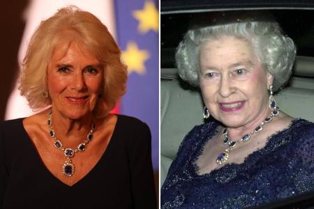 Königin Camilla: Funkelnde Hommage an die Queen Königin Camilla: Funkelnde Hommage an die Queen