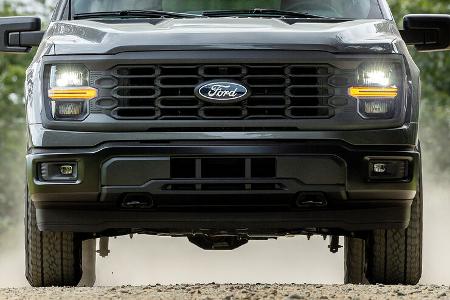 Ford neues Logo Emblem Plakette F-150 Facelift Modellpflege 2024
