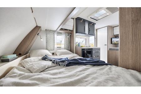 Hobby Ontour 390 sf Bett Wohnwagen