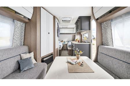 Wohnwagen Hobby Ontour 460 dl Interieur