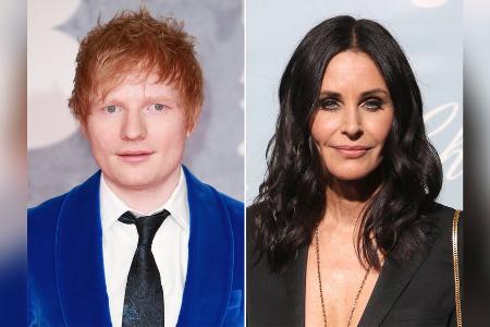 Ed Sheeran singt persönliches Ständchen für Courteney Cox Ed Sheeran singt persönliches Ständchen für Courteney Cox