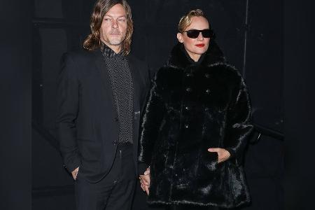 Norman Reedus und Diane Kruger als stylisches Duo bei der Fashion Week Norman Reedus und Diane Kruger als stylisches Duo bei der Fashion Week