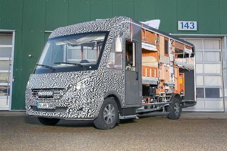 Der neue Integrierte von Hymer bisher nur ein Prototyp.