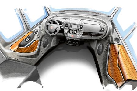 Neue schicke Cockpit-Integration vorgestellt von Designchef Frank Ventner.