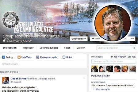 „Stellplätze und Campingplätze Empfehlungen“ wurde 2012 von Detlef Scheer gegründet. „Stellplätze und Campingplätze Empfehlungen“ wurde 2012 von Detlef Scheer gegründet.