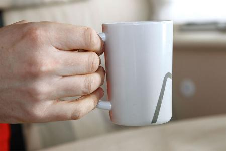 Tasse Geschirrtest
