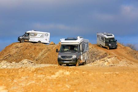 Der intensive Test dreier Hymer ML-T mit unterschiedlichen Antriebsvarianten zeigt, welches System sich für wen am besten eignet. Der intensive Test dreier Hymer ML-T mit unterschiedlichen Antriebsvarianten zeigt, welches System sich für wen am besten eignet.