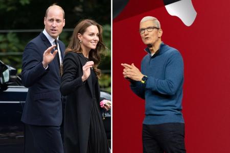Apple-Chef Tim Cook zu Gast bei Prinz William und Prinzessin Kate Apple-Chef Tim Cook zu Gast bei Prinz William und Prinzessin Kate
