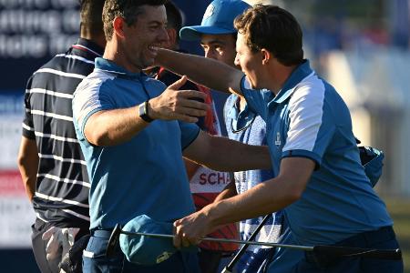 Fünf Punkte Vorsprung: Europas Golfer führen beim Ryder Cup Fünf Punkte Vorsprung: Europas Golfer führen beim Ryder Cup