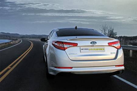 Kia Optima Hybrid Heckansicht