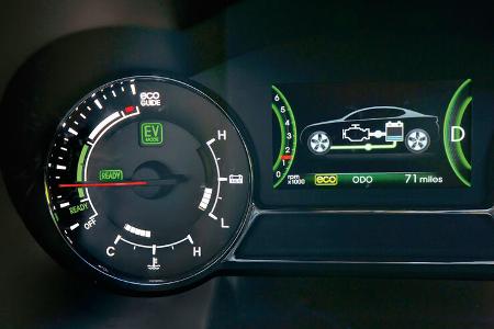Kia Optima Hybrid Tacho