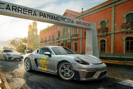 Porsche 718 Cayman GT4 RS TAG Heuer Carrera Panamericana Tribut