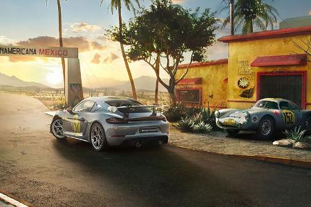 Porsche 718 Cayman GT4 RS TAG Heuer Carrera Panamericana Tribut Porsche 718 Cayman GT4 RS TAG Heuer Carrera Panamericana Tribut