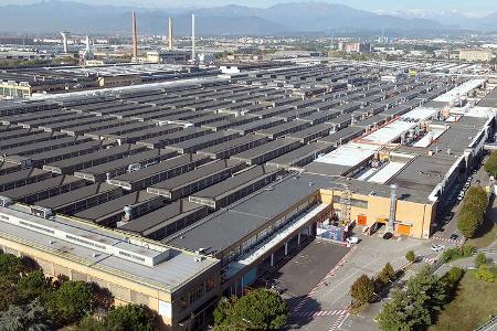 Fiat 500 e Werk Mirafiori Turin Fabrik Autofabrik