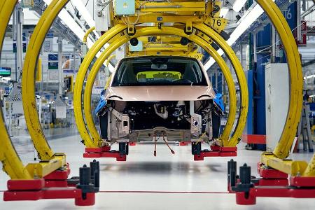 Fiat 500 e Werk Mirafiori Turin Fabrik Autofabrik
