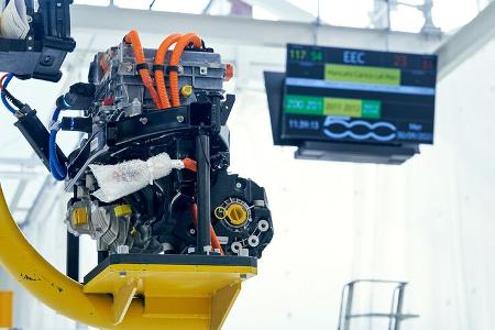 Fiat 500 e Werk Mirafiori Turin Fabrik Autofabrik