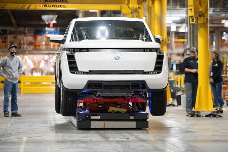 02/2022, Lordstown Endurance Elektro-Pickup Produktion