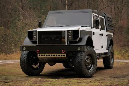 Munro Serie M Elektro Geländewagen Pickup Schottland Munro Serie M Elektro Geländewagen Pickup Schottland