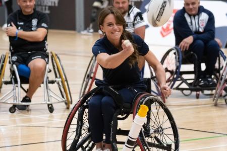 Prinzessin Kate: Voller Einsatz bei royalem Rollstuhl-Rugby Prinzessin Kate: Voller Einsatz bei royalem Rollstuhl-Rugby
