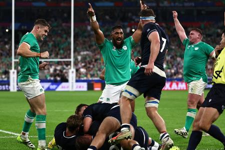 Rugby-WM: Irland ohne Probleme ins Viertelfinale Rugby-WM: Irland ohne Probleme ins Viertelfinale