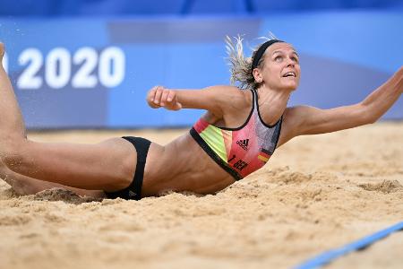 Beachvolleyball-WM: Schon zwei deutsche Duos in K.o.-Runde Beachvolleyball-WM: Schon zwei deutsche Duos in K.o.-Runde