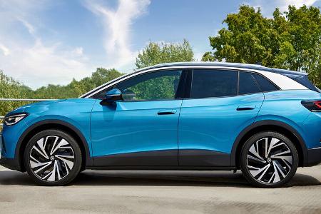 VW ID.4 Modellpflege (2023) Farbe: Costa Azul