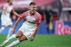 Nach Knieverletzung: Olmo zurück im Leipzig-Training