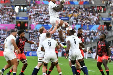 Rugby-WM: England nach Sieg über Fidschi im Halbfinale Rugby-WM: England nach Sieg über Fidschi im Halbfinale