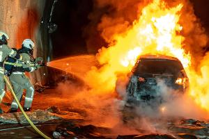 Wieder freie Fahrt nach Fahrzeugbrand