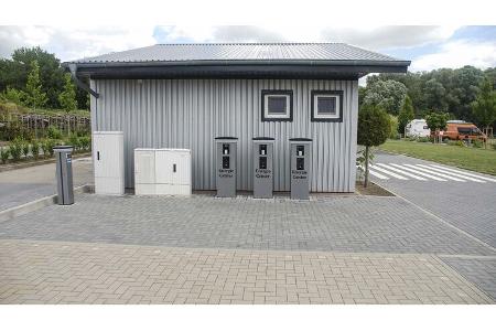 Stellplatz im Hafen am Speicher