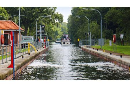 Stellplatz im Hafen am Speicher