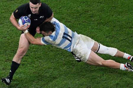Rugby: All Blacks erster WM-Finalist - Jordan auf Rekordjagd Rugby: All Blacks erster WM-Finalist - Jordan auf Rekordjagd