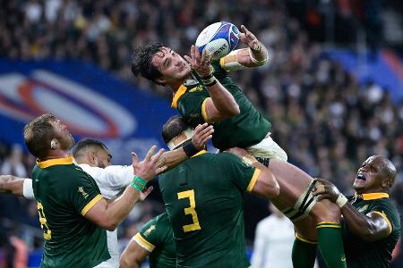 Rugby: Südafrika im Finale gegen Neuseeland Rugby: Südafrika im Finale gegen Neuseeland