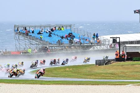 MotoGP: Sprint in Australien wegen Unwetters abgesagt MotoGP: Sprint in Australien wegen Unwetters abgesagt
