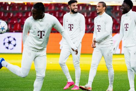 FC Bayern: Abschlusstraining mit Mazraoui und Gnabry FC Bayern: Abschlusstraining mit Mazraoui und Gnabry
