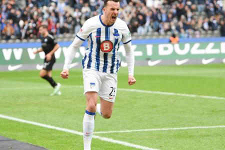 Zweimal Tabakovic: Hertha siegt im Verfolgerduell Zweimal Tabakovic: Hertha siegt im Verfolgerduell