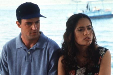 Salma Hayek und Matthew Perry hatten eine Salma Hayek und Matthew Perry hatten eine