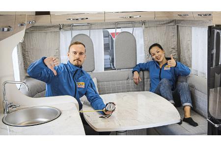 Sitzgruppen im Wohnmobil