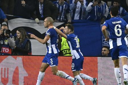 Champions League: Portugiese Pepe ältester Torschütze Champions League: Portugiese Pepe ältester Torschütze