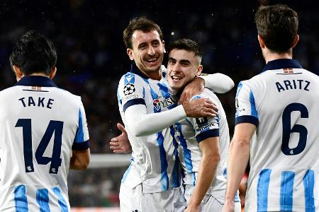 CL-Achtelfinale vor Augen: San Sebastian schlägt Benfica CL-Achtelfinale vor Augen: San Sebastian schlägt Benfica