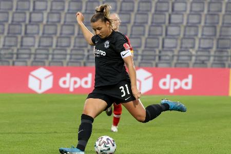 Frauenfußball: Frankfurts Champions-League-Debüt mit Sieg Frauenfußball: Frankfurts Champions-League-Debüt mit Sieg