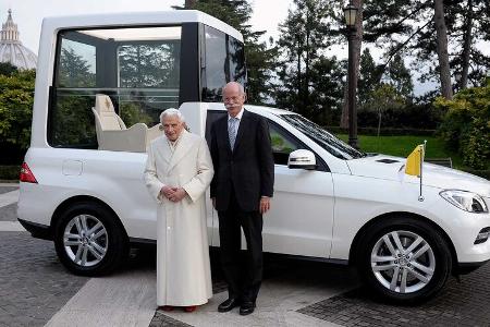 Mercedes ML Papamobil Papst Zetsche