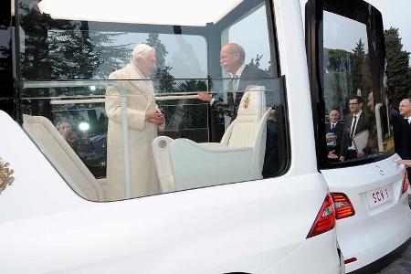 Mercedes ML Papamobil Papst Zetsche
